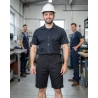 PBV Bermuda de travail Typhon Light Noir sans Metal — mise en situation : Industrie, Portrait individuel
