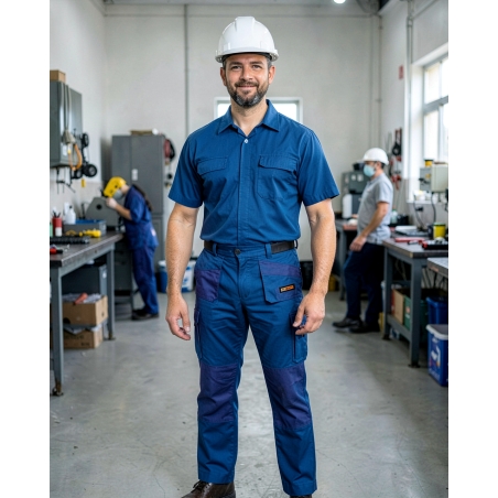 Pantalon de Travail Oxford — mise en situation : Industrie, Portrait individuel