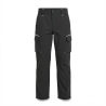 Pantalon softshell noir de travail — photo packshot produit sur fond blanc