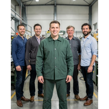 Veste de travail homme VESTEPROB — mise en situation : Industrie, Équipe