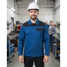 Veste de trvail BIFUL workwear Bleu et noir — mise en situation : Industrie, Portrait individuel
