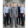 Combinaison de travail dg 5P/35C gris — mise en situation : Industrie, Équipe