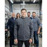 Blouson Typhon+ élastiqué gris foncé – Veste de travail — mise en situation : Industrie, Équipe