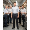 Pantalon de Cuisinier rayé noir et blanc — mise en situation : Cuisine / restauration, Équipe