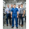 Pantalon de travail Bleu Liverpool Dassy — mise en situation : Industrie, Équipe
