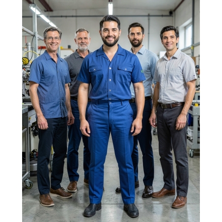 Pantalon de travail pas cher — mise en situation : Industrie, Équipe