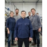 Blouson de travail marine — mise en situation : Industrie, Équipe
