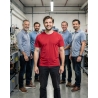 Tee shirt GILDAN 100 % coton mc Red — mise en situation : Industrie, Équipe