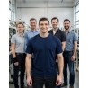 Tee shirt GILDAN 100 % coton mc Marine — mise en situation : Industrie, Équipe