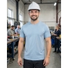 Tee shirt GILDAN 100 % coton mc Ciel — mise en situation : Industrie, Portrait individuel