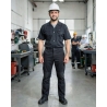 Pantalon de travail gris Gamme TYPHON PBV — mise en situation : Industrie, Portrait individuel