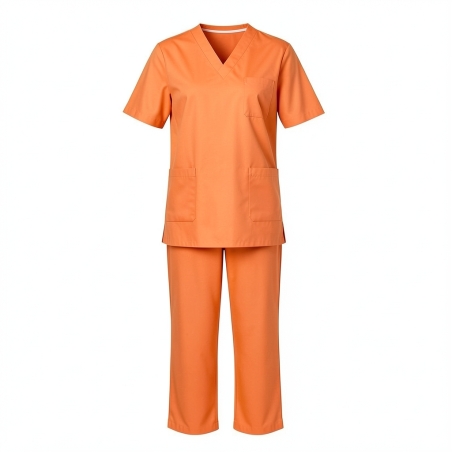 Ensemble de travail medical Homme Femme Blouse et pantalon — photo packshot produit sur fond blanc