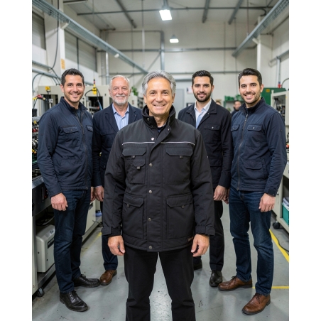 VESTE HIVER BEAVER CHATEL02 marque DASSY vetement de travail — mise en situation : Industrie, Équipe