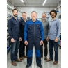 Combinaison de travail bicolore marine – Homme & Femme — mise en situation : Industrie, Équipe