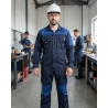 Combinaison de travail bicolore marine – Homme & Femme — mise en situation : Industrie, Portrait individuel
