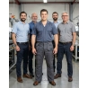 Pantalon de travail homme Texas gris — mise en situation : Industrie, Équipe