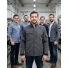 Veste de travail homme grise Tulsa — mise en situation : Industrie, Équipe