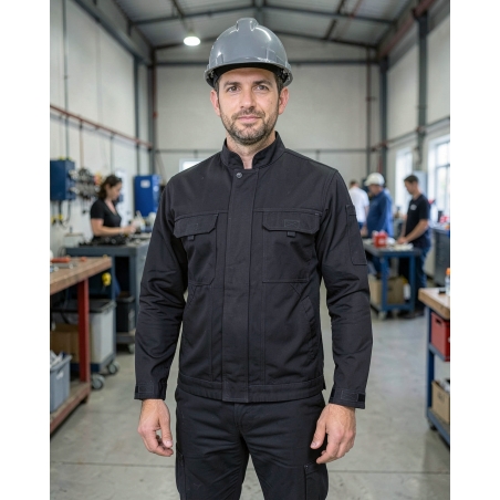 Blouse de travail SANS METAL — mise en situation : Industrie, Portrait individuel