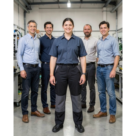 Pantalon de travail Dassy — mise en situation : Industrie, Équipe