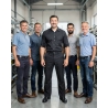 Pantalon de travail homme noir Kingston — mise en situation : Industrie, Équipe