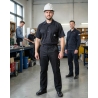 Pantalon de travail noir homme — mise en situation : Industrie, Portrait individuel