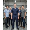 Pantalon de travail homme Liverpool bleu marine — mise en situation : Industrie, Équipe