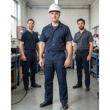 LIVERPOOL07 Pantalon de travail par Dassy — mise en situation : Industrie, Portrait individuel