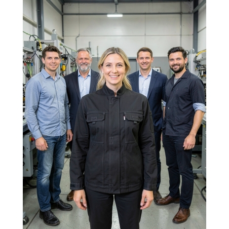 Blouse de travail SANS METAL — mise en situation : Industrie, Équipe
