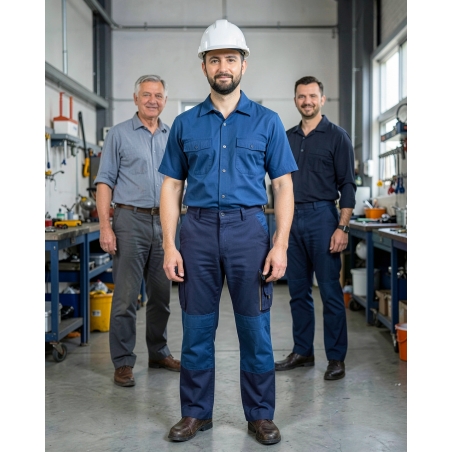 Pantalon de travail Dassy ref Boston — mise en situation : Industrie, Portrait individuel