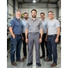 Pantalon de travail Dassy Gris KINGSTON01 — mise en situation : Industrie, Équipe