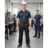 Pantalon de travail homme Jackson – Poches genoux canvas Noir, grande longueur — mise en situation : Industrie, Portrait