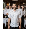 Chemise Homme Serveur Professionnelle manches courtes Personnalisable — mise en situation : Service en salle / bar, Équipe de