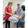 Tunique de travail médical esthetique Rouge — mise en situation : Médical / infirmier, Action métier