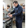 Veste pull de travail marine Nagoya — mise en situation : Industrie, Action métier