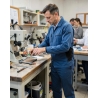 Veste de travail bicolore bleu et noir – Mysen 2 — mise en situation : Industrie, Action métier