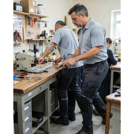 Pantalon de travail Originals 2 gris — mise en situation : Industrie, Action métier