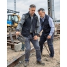 Gilet polaire gris de travail — mise en situation : exterieur_chantier_action,