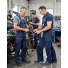 Salopette de travail M2 Corpo – Bleu Marine et Noir — mise en situation : mecanique_equipe,