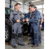 Combinaison de travail Mach5 2 gris et noir — mise en situation : mecanique_equipe,