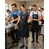 Tablier bavette noir c'est moi le chef — mise en situation : tablier_salle_equipe,