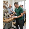 Polo piqué manches courtes homme Kelly Green — mise en situation : Industrie, Action métier