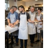 Tablier de cuisine blanc Tabpu — mise en situation : tablier_salle_equipe,
