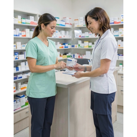 Tunique medicale femme vert Nil Infirmiere aide soingante pharmacie — mise en situation : Médical / infirmier