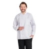 Veste de cuisine blanche personnalisable avec marquage logo