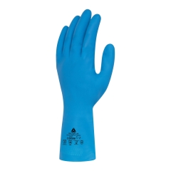 Gant latex chloriné bleu Delta Plus VE241