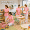 Tunique médicale Julia rose personnalisable