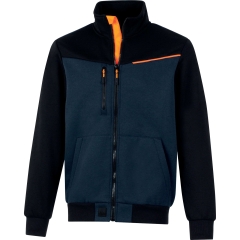 Veste sweat de travail Swabi bleu marine Delta Plus – vue de face