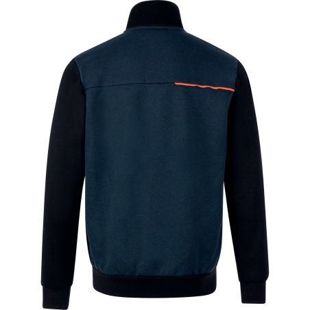 Veste sweat de travail Swabi bleu marine Delta Plus – vue de dos