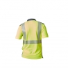 PBV Polo haute visibilité manches courtes Jaune/Marine classe 2 – vue 2