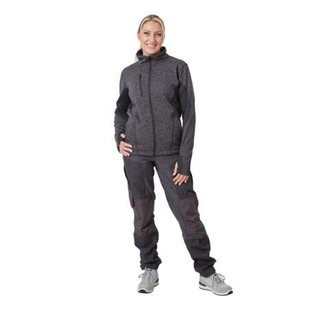 PBV Pantalon de travail stretch SWELL Flex poches genoux Gris – vue 9
